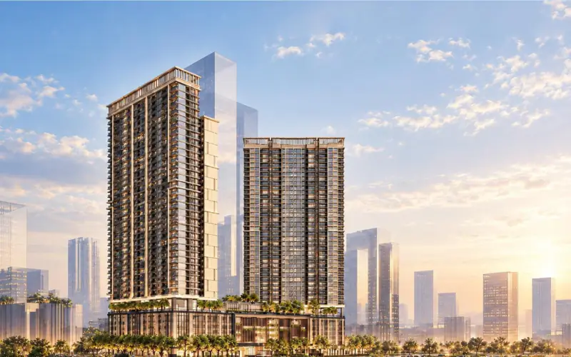 Artist's impression of The Ashbourne's two towers in U-Thant, Kuala Lumpur